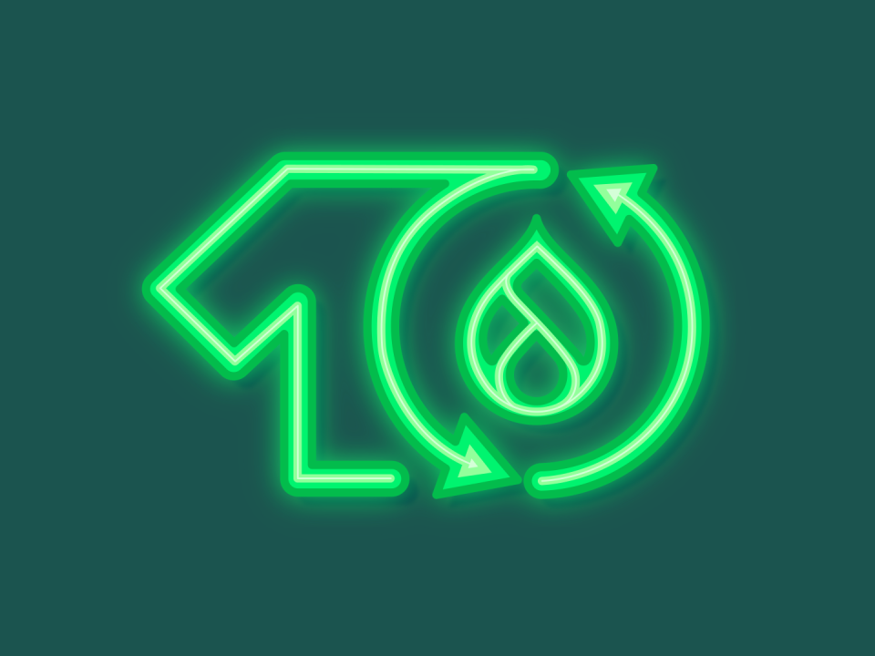 Drupal 10 neon