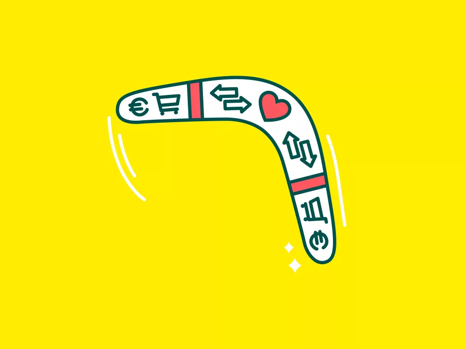 Fase 4 - Care Graphic boomerang voor heraankoop