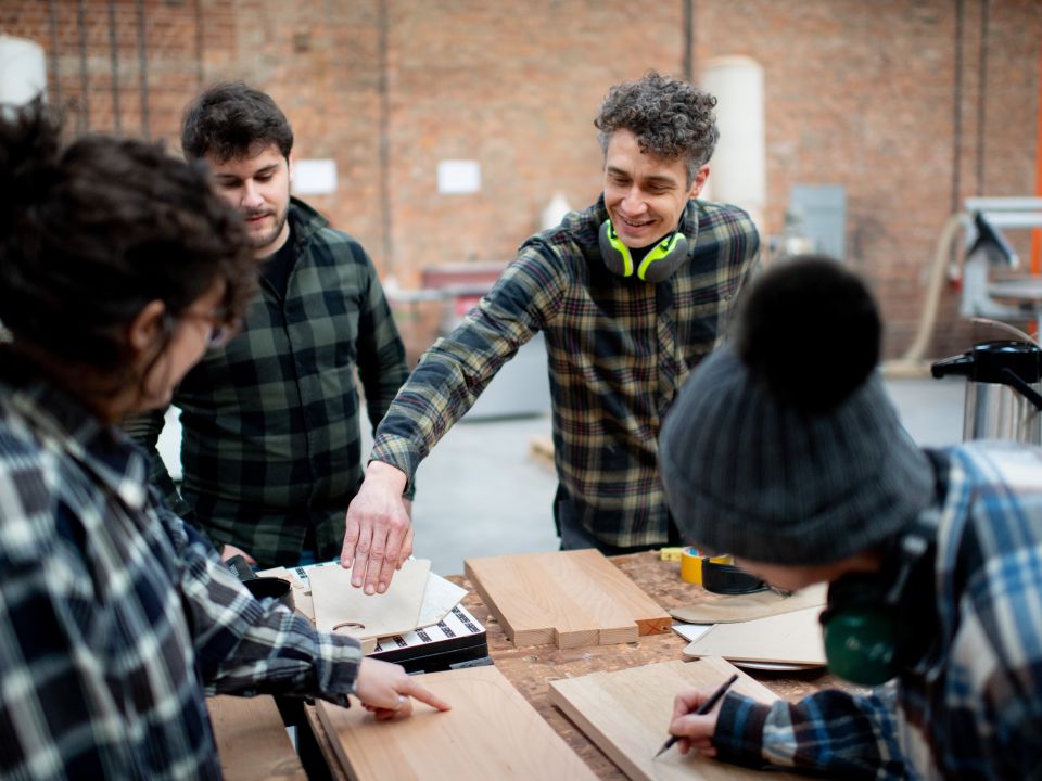 Teambuilding houtbewerking