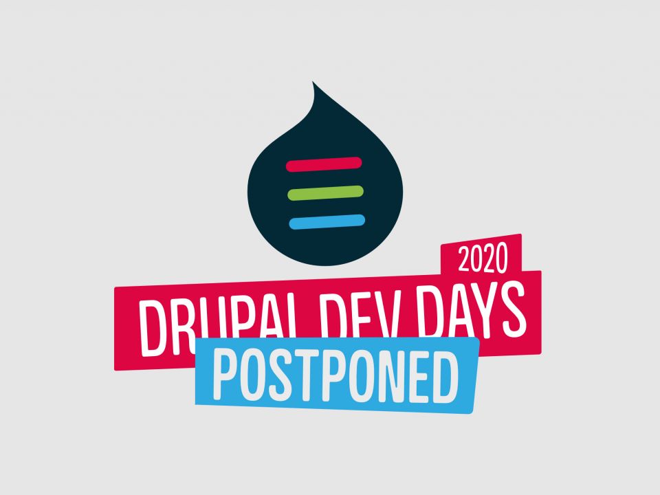 Drupal Dev Days uitgesteld wegens Corona