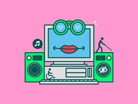 Graphic van een pc