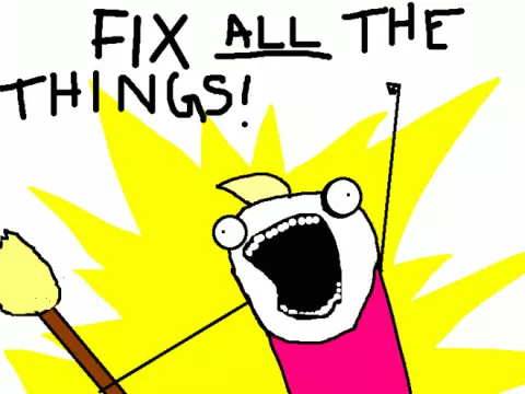 Fix all the things meme