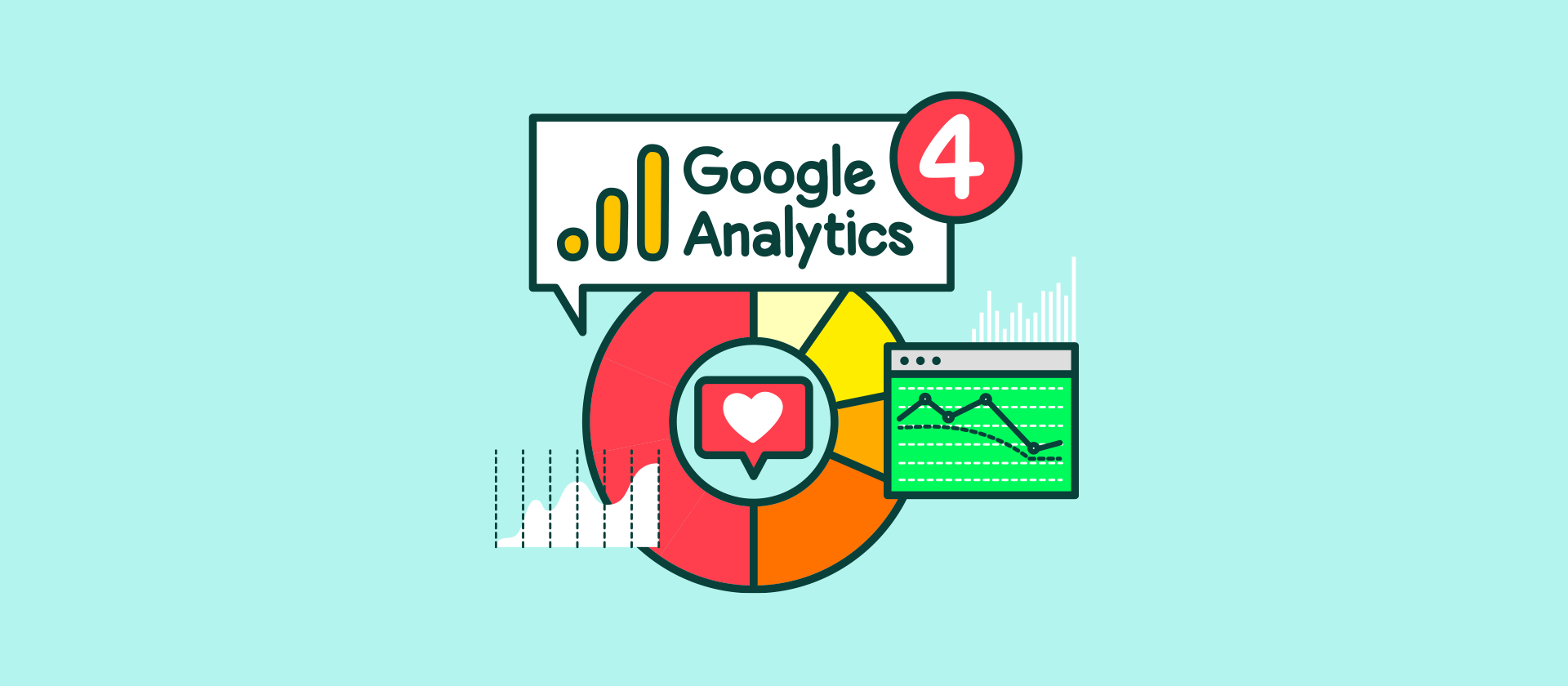Graphic Google analytics 4