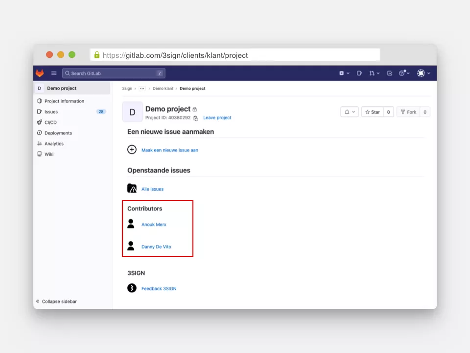 Screenshot persoonlijk dashboard 2