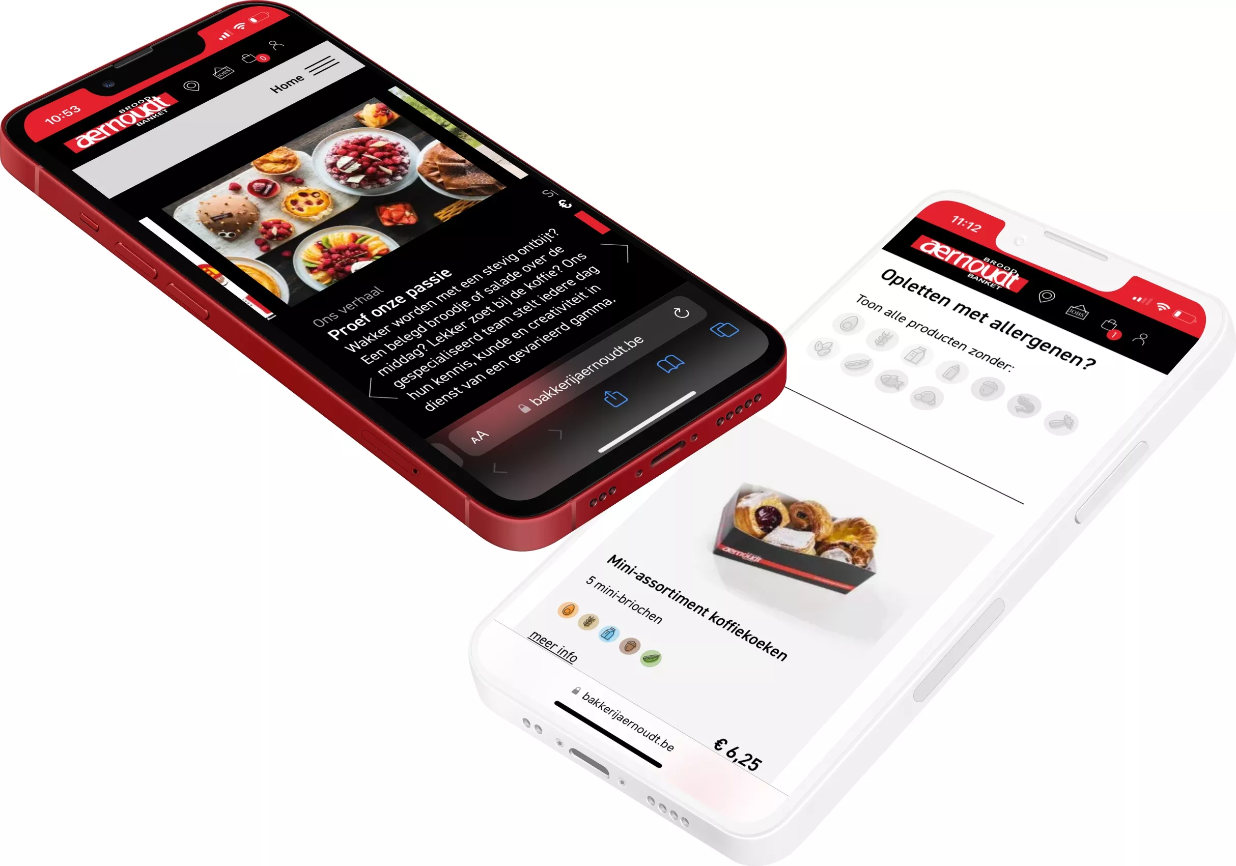 Bakkerij Aernoudt webshop op mobiel toestel Bakkerij Aernoudt webshop op mobiel toestel