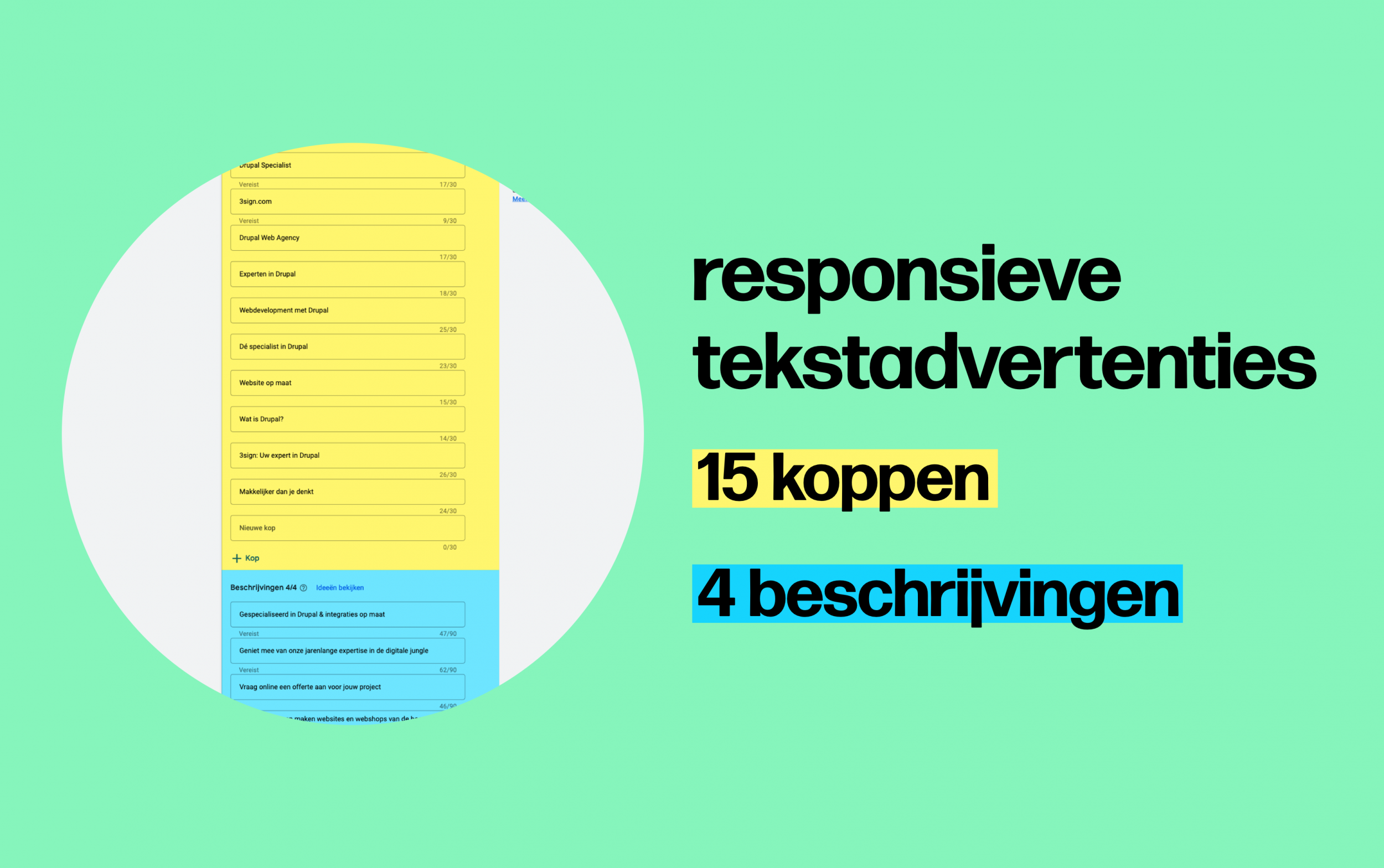 Responsieve tekstadvertenties