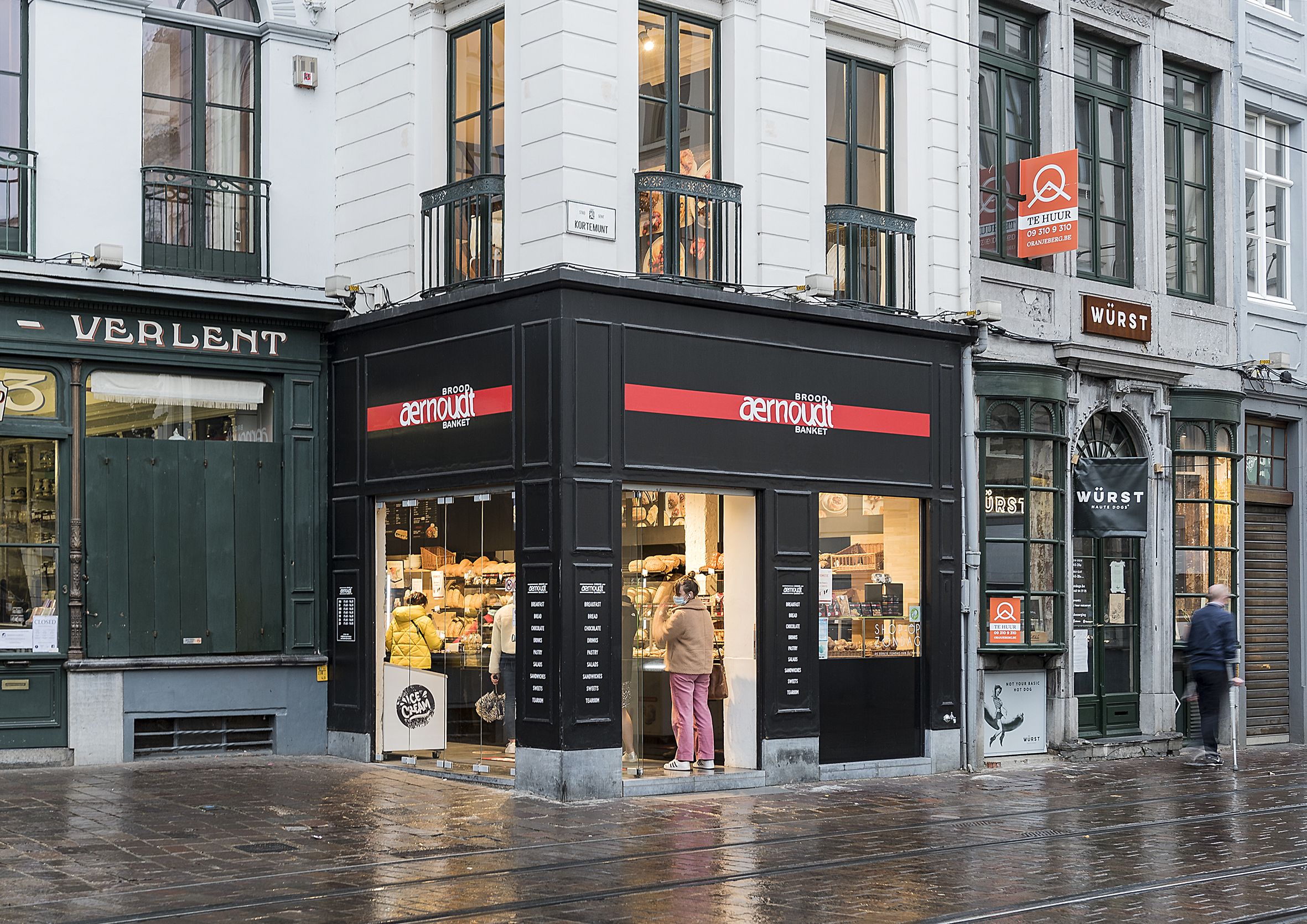 Bakkerij Aernoudt winkel Korte Munt Gent