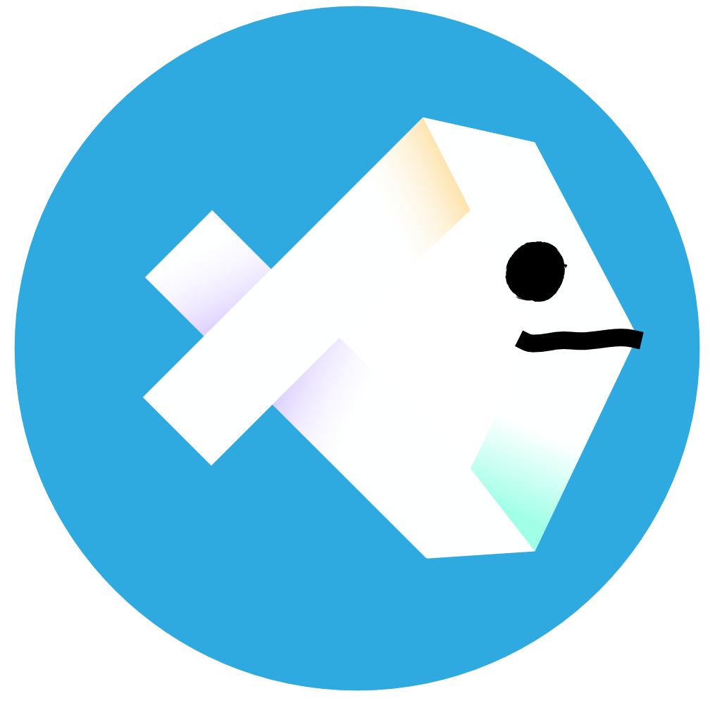 4sign logo omgevormd tot een vis